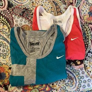 2 NIKE DRI-FIT TANK TOP TENNIS